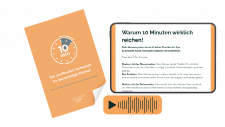 10 Minuten Ruheplan für berufstätige Mütter